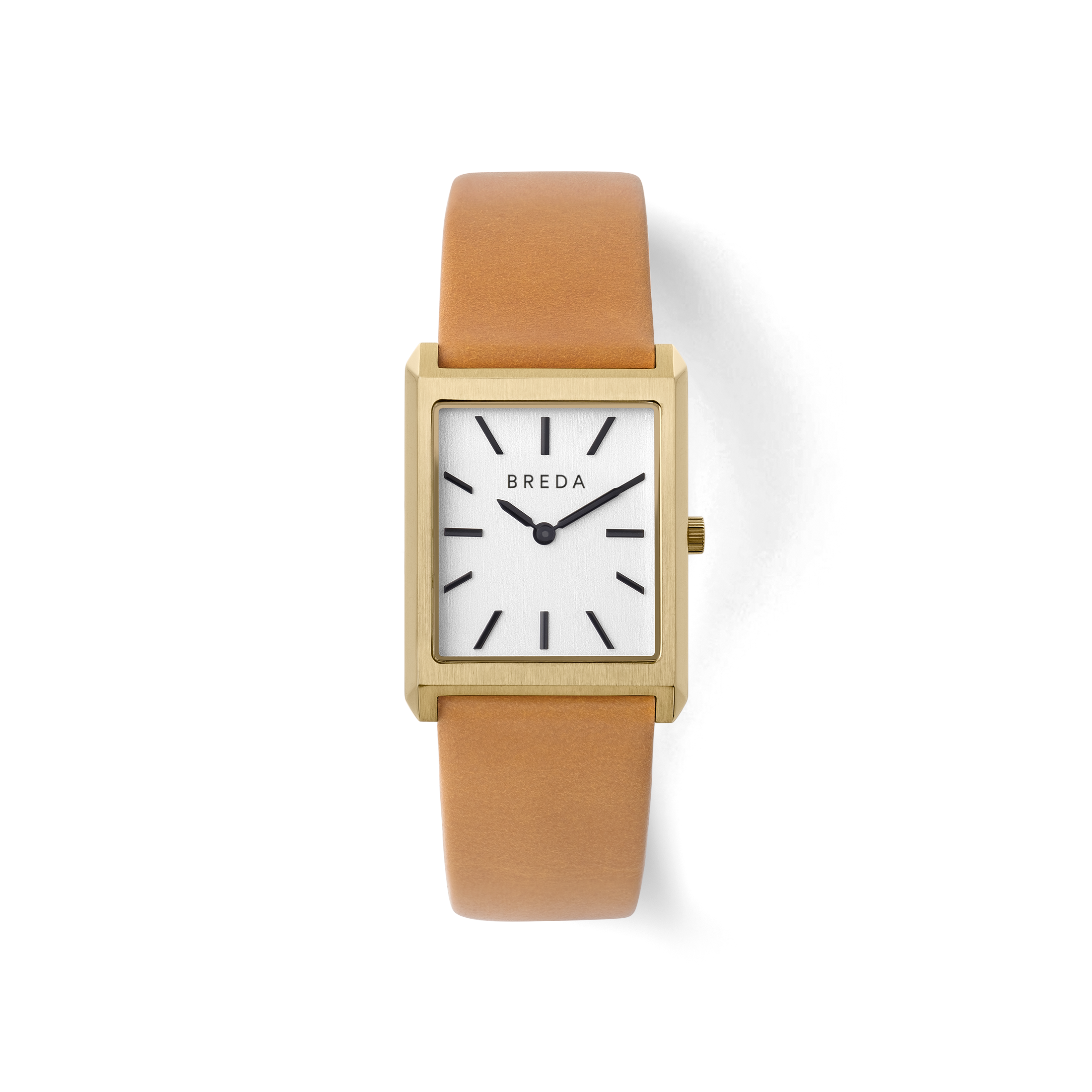 Virgil Rectangle Watch Gold/Clay BREDA Watch