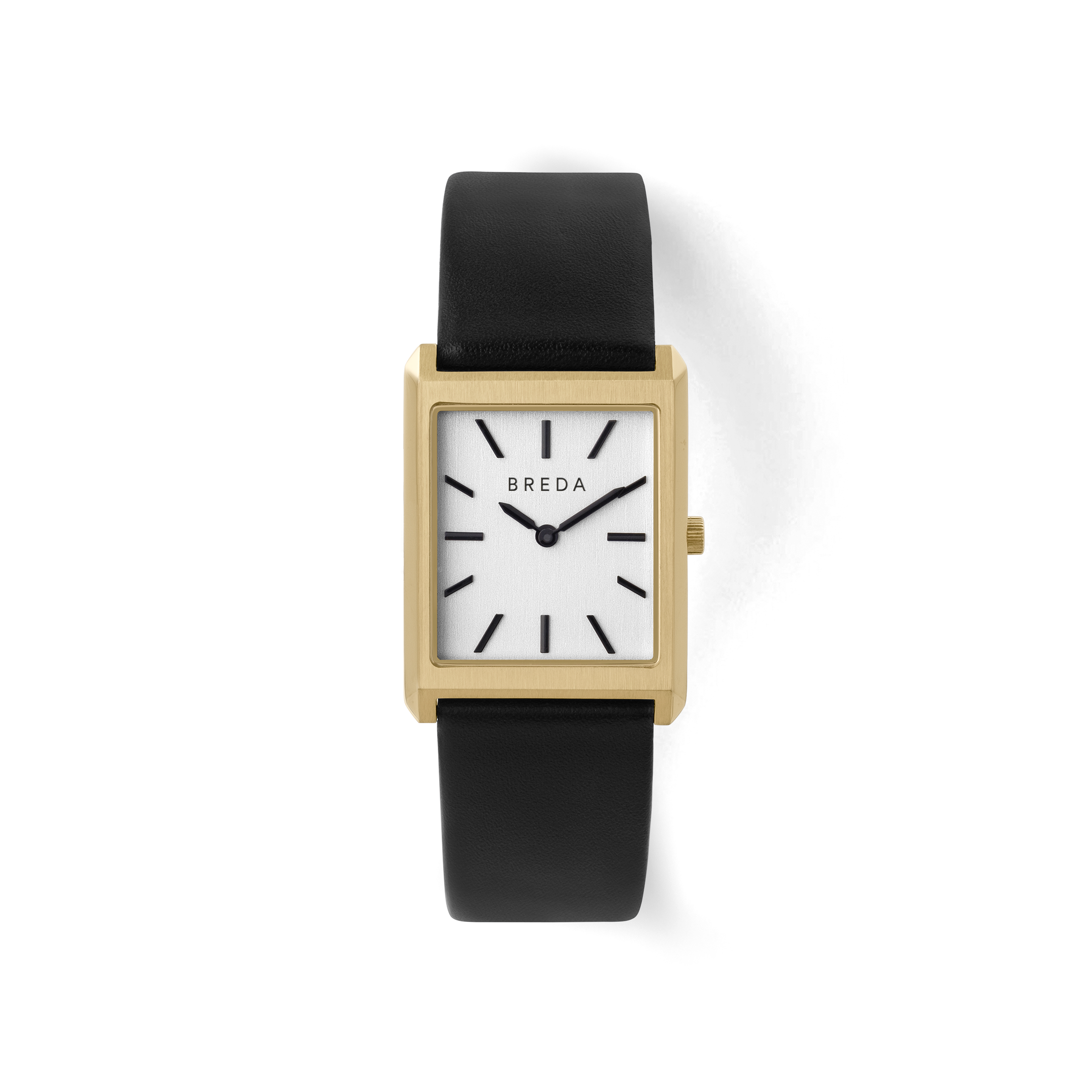 Virgil Rectangle Watch Gold/Black BREDA Watch