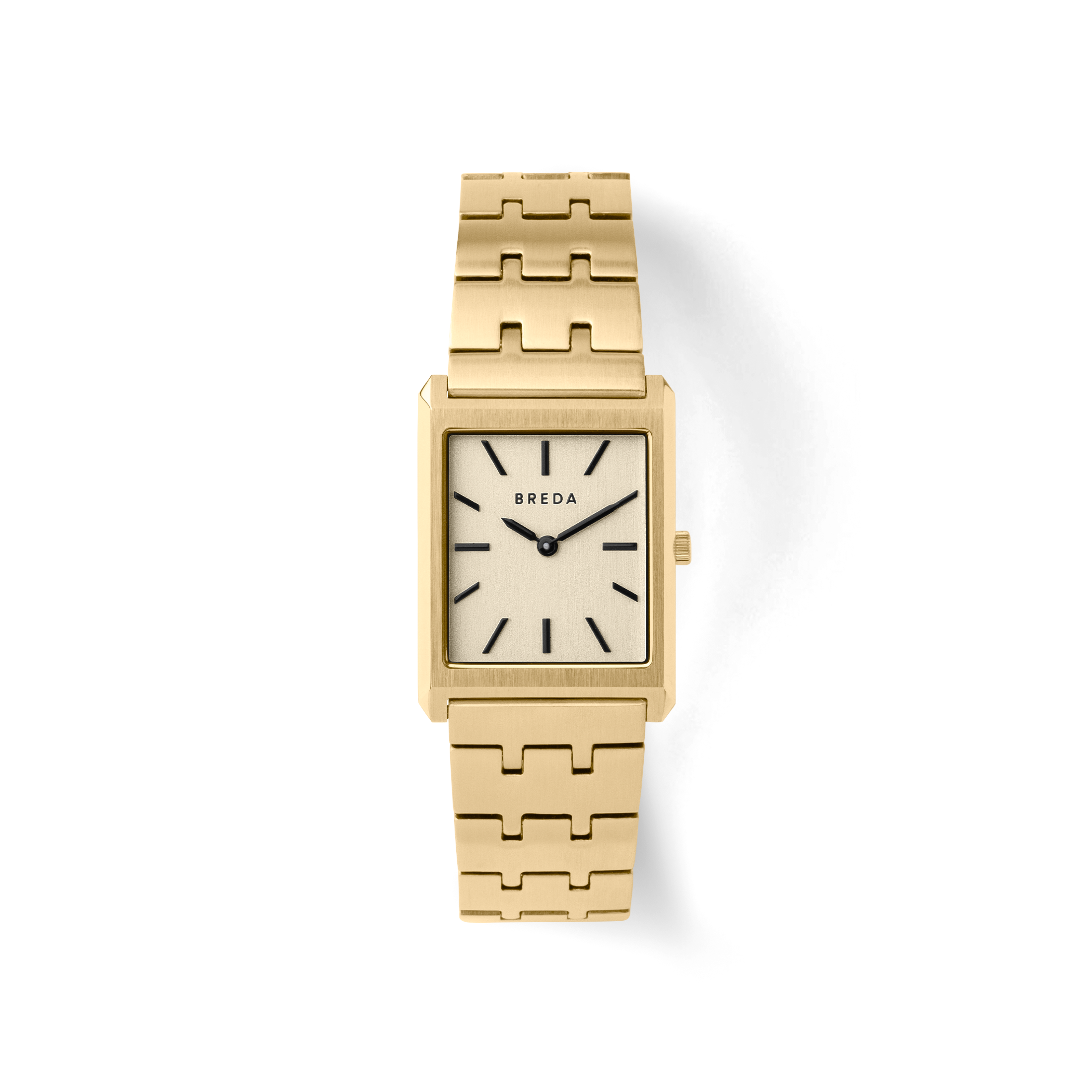 Virgil (Metal) Rectangle Watch Gold/Gold/Champagne BREDA Watch