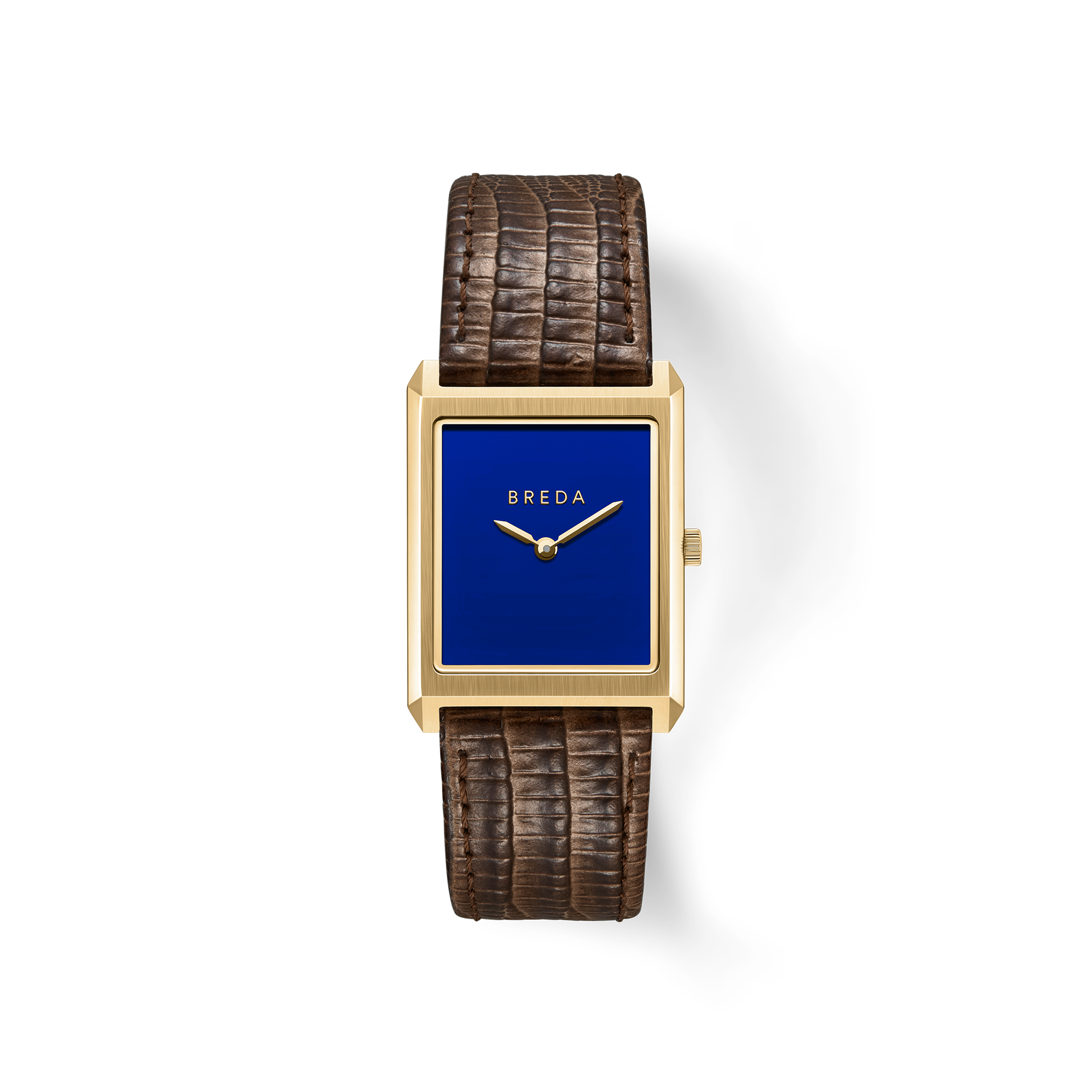 Virgil (Lizard Embossed) - Gold/Brown/Cobalt – BREDA