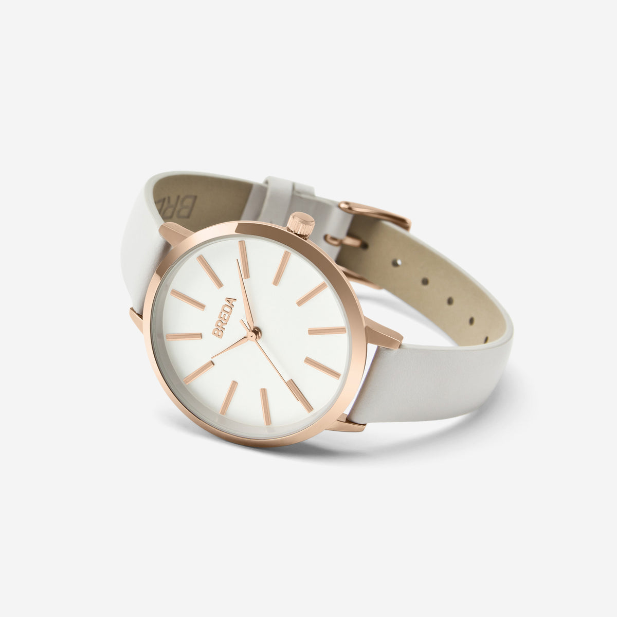 Joule Blush Leather Band Women's BREDA Watch