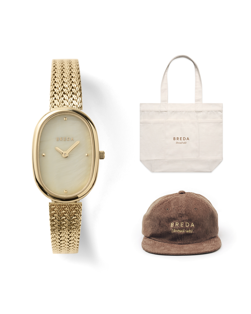 Jane (Tethered) | Small 18mm - Gold/Sky – BREDA