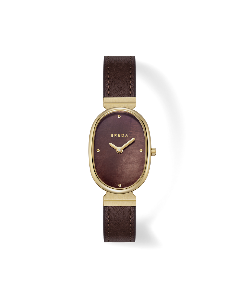 Jane (Leather) - Gold/Brown/Brown