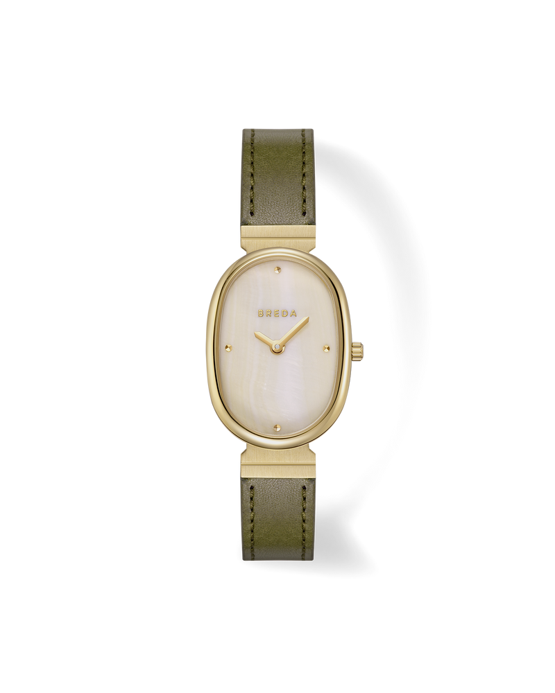 Jane (Leather) - Gold/Champagne/Olive