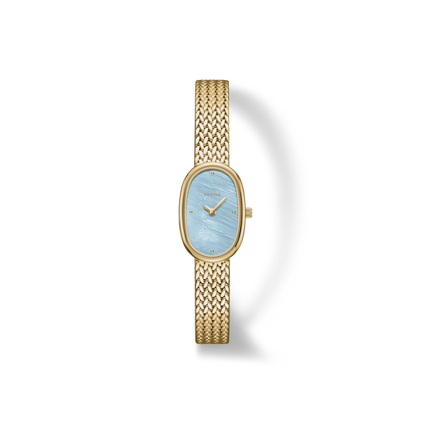 Jane (Tethered) | Small 18mm - Gold/Sky – BREDA