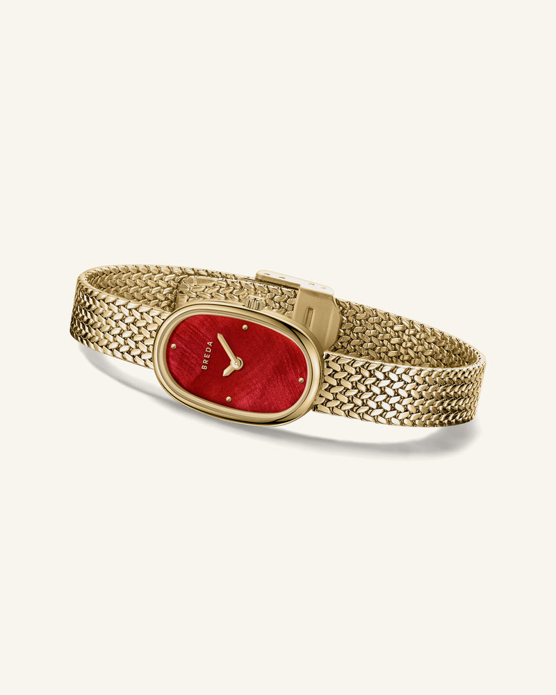 Jane (Tethered) | Small 18mm - Gold/Red