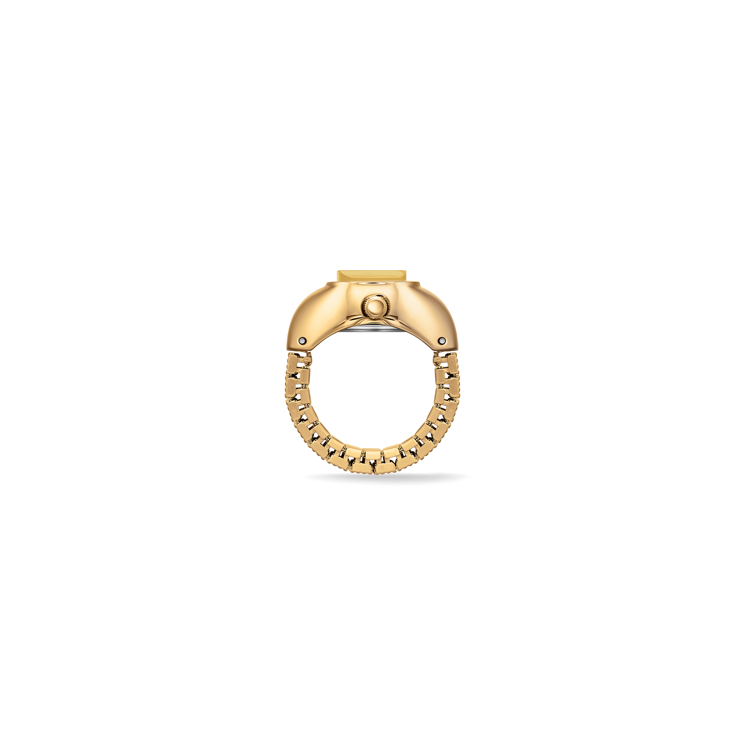 Nocturne Time Ring - Deep Gold/Amber